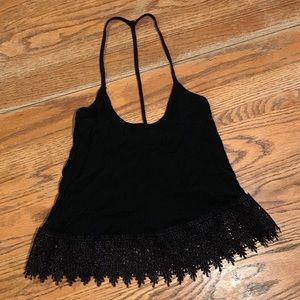 Full Tilt Black Crop Top